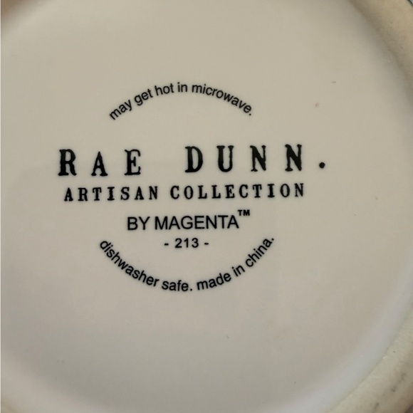 Rae Dunn "Hello Sunshine" Pink Interior Ceramic Mug with flowers - Picture 3 of 4